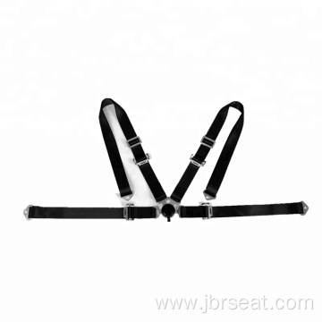 4 Point Quick Release Black Racing Harness Belt